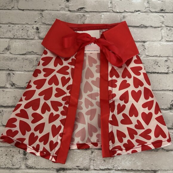 Whisker City Valentine Cat Cape Size XS/S NWT - Picture 2 of 2